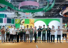 Team photo at Pagoda, large-scale fruit retail store with its own growing and importing business. The company listed on HKSE main board in January 2023.